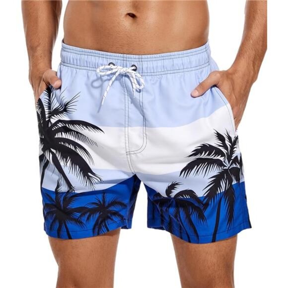 Men's Swim Trunk Quick Dry Short with Pockets